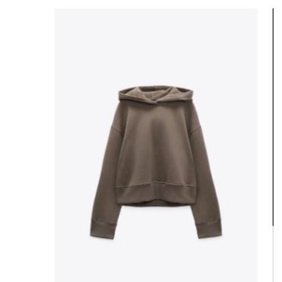 Zara - Ribbed Hoodie & Pants in Mink - Size M - Next to new - Picture 4 of 13